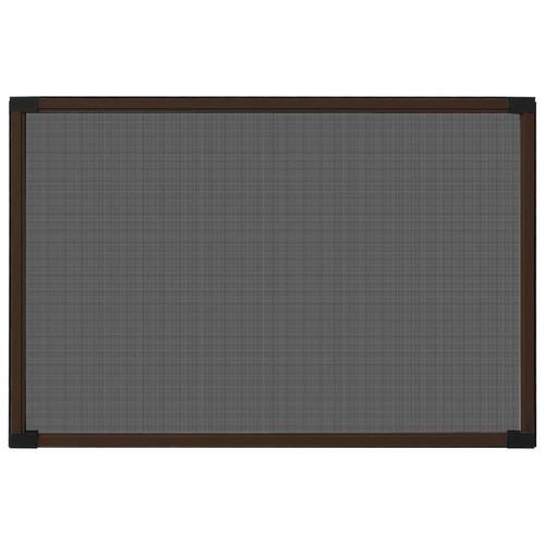 Udvideligt insektnet til vinduer (75-143)x50 cm brun