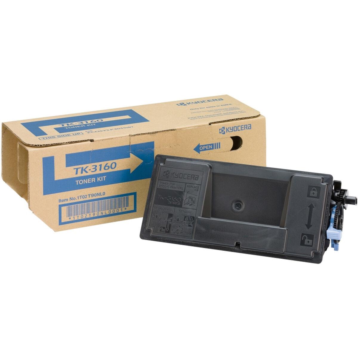 Kyocera TK-3160 toner - sort/brun, original, 12.000 sider