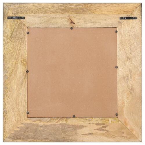 Spejl 50x50 cm massivt mangotræ