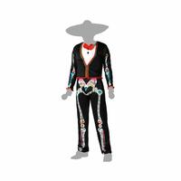 Kostume Skelet Mexicansk dame XS/S