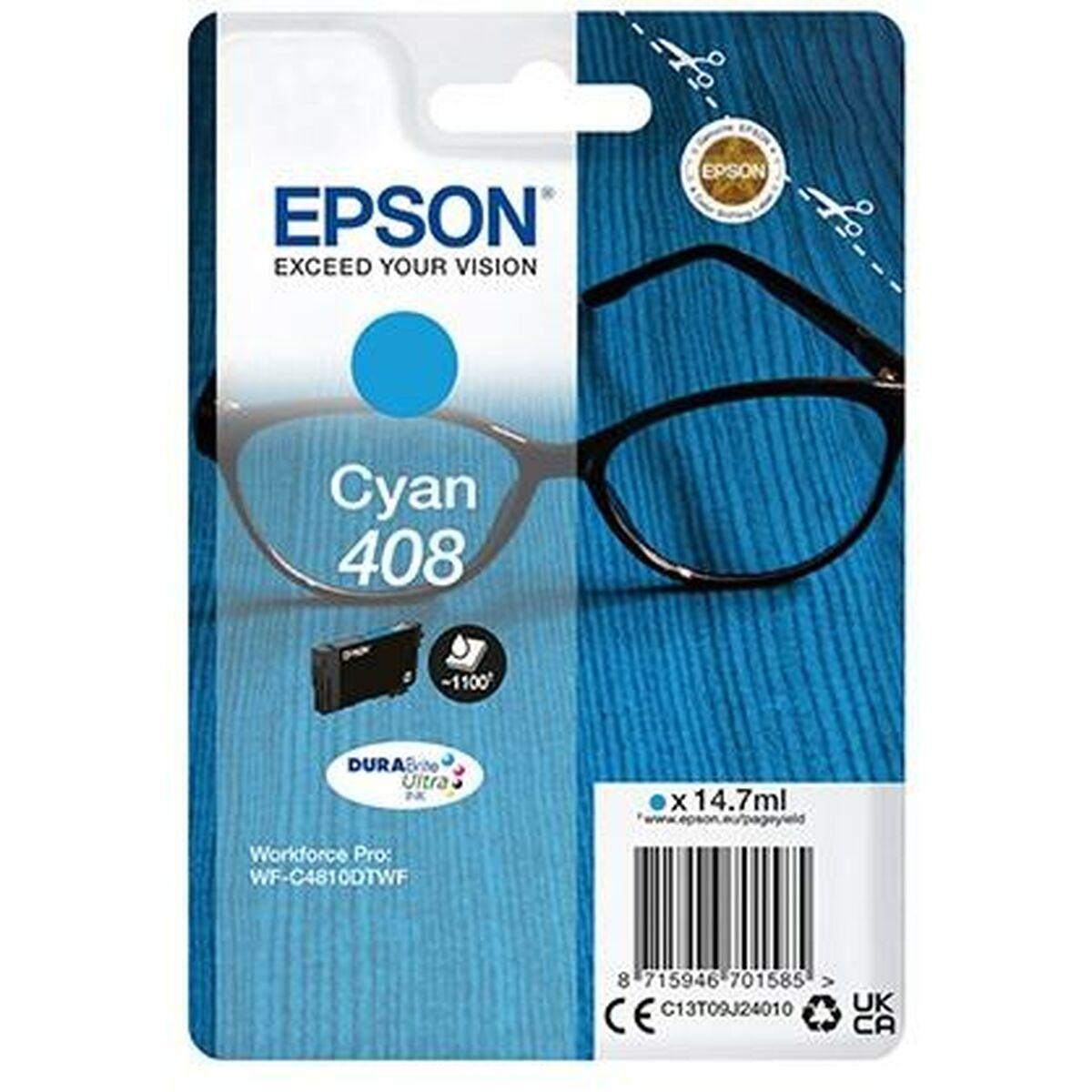 Epson 408 original blækpatron - Cyan (WF‑C4810DTWF) billede