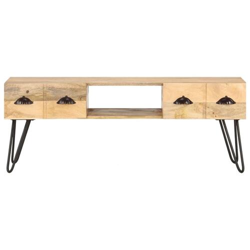 Tv-skab 120x35x45 cm massivt mangotræ