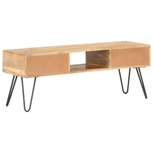 Tv-skab 120x35x45 cm massivt mangotræ
