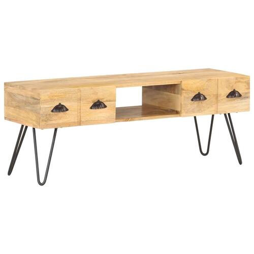 Tv-skab 120x35x45 cm massivt mangotræ