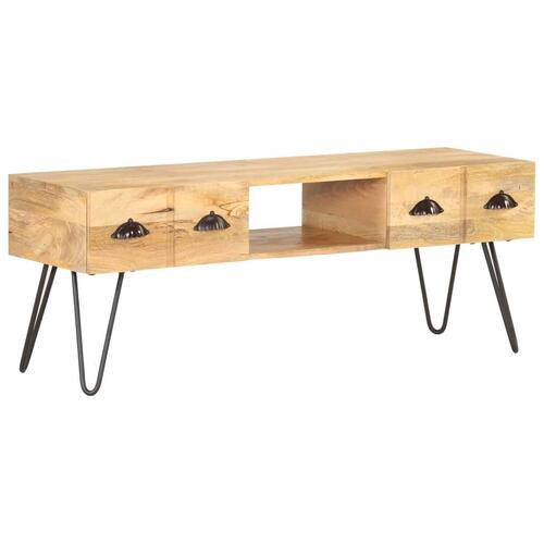 Tv-skab 120x35x45 cm massivt mangotræ