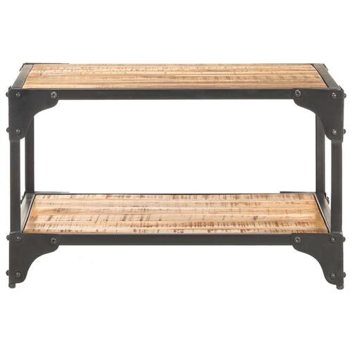 Sofabord 60x60x35 cm massivt mangotræ