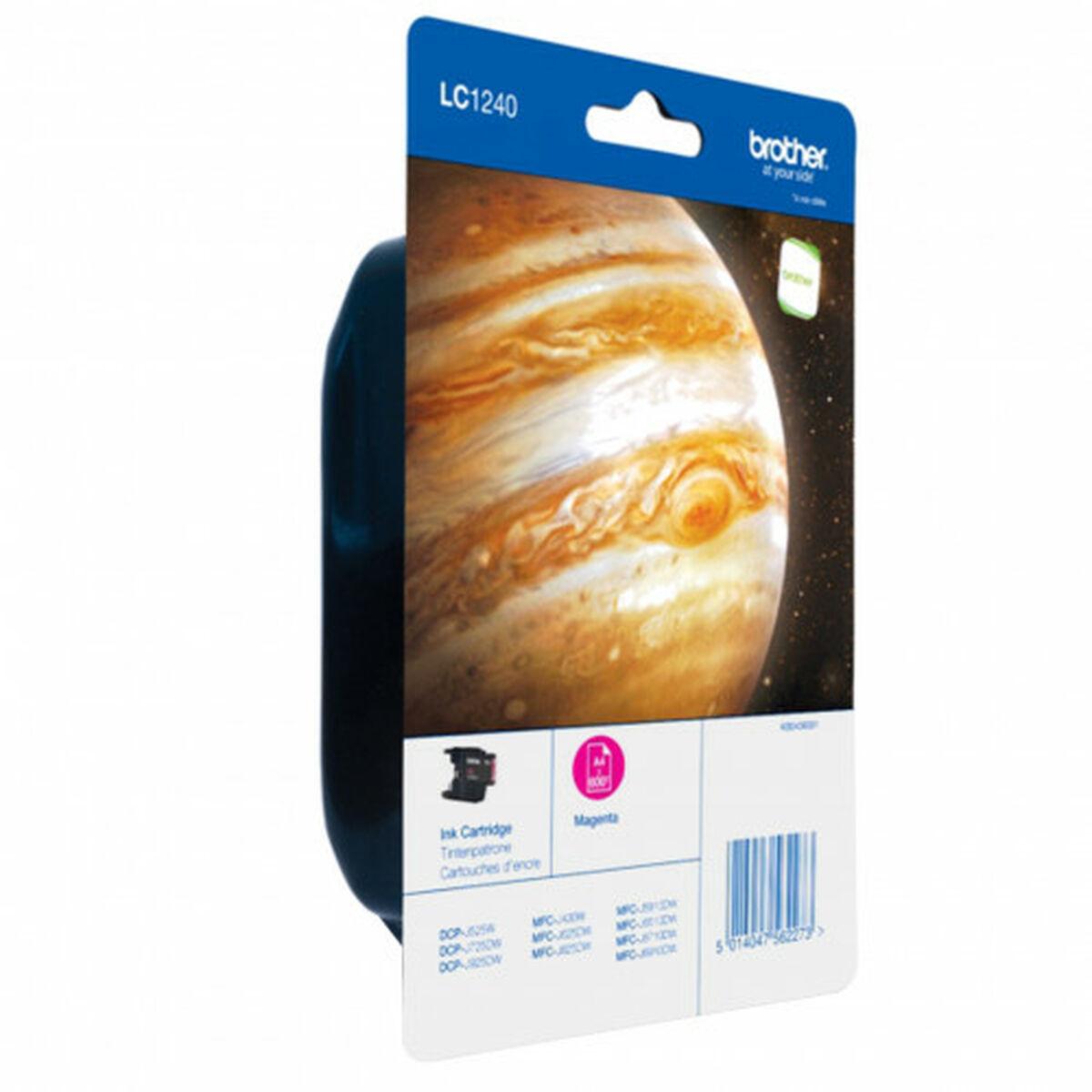 Brother LC-1240M original blækpatron - Magenta billede