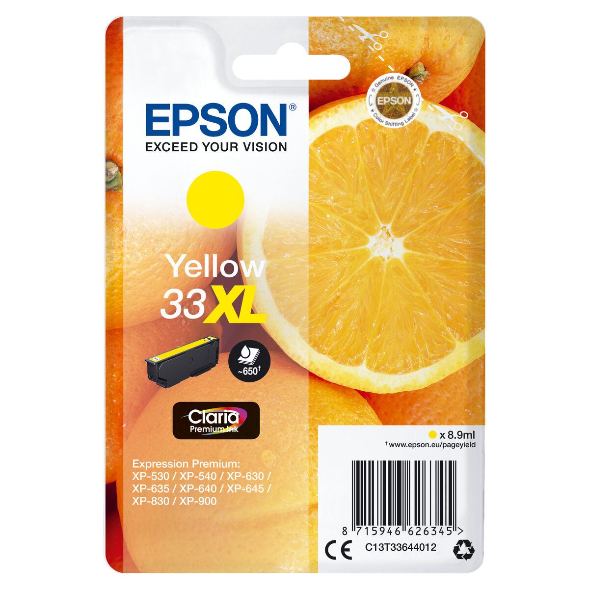 Epson 33XL gul - original blækpatron (Inkjet) billede