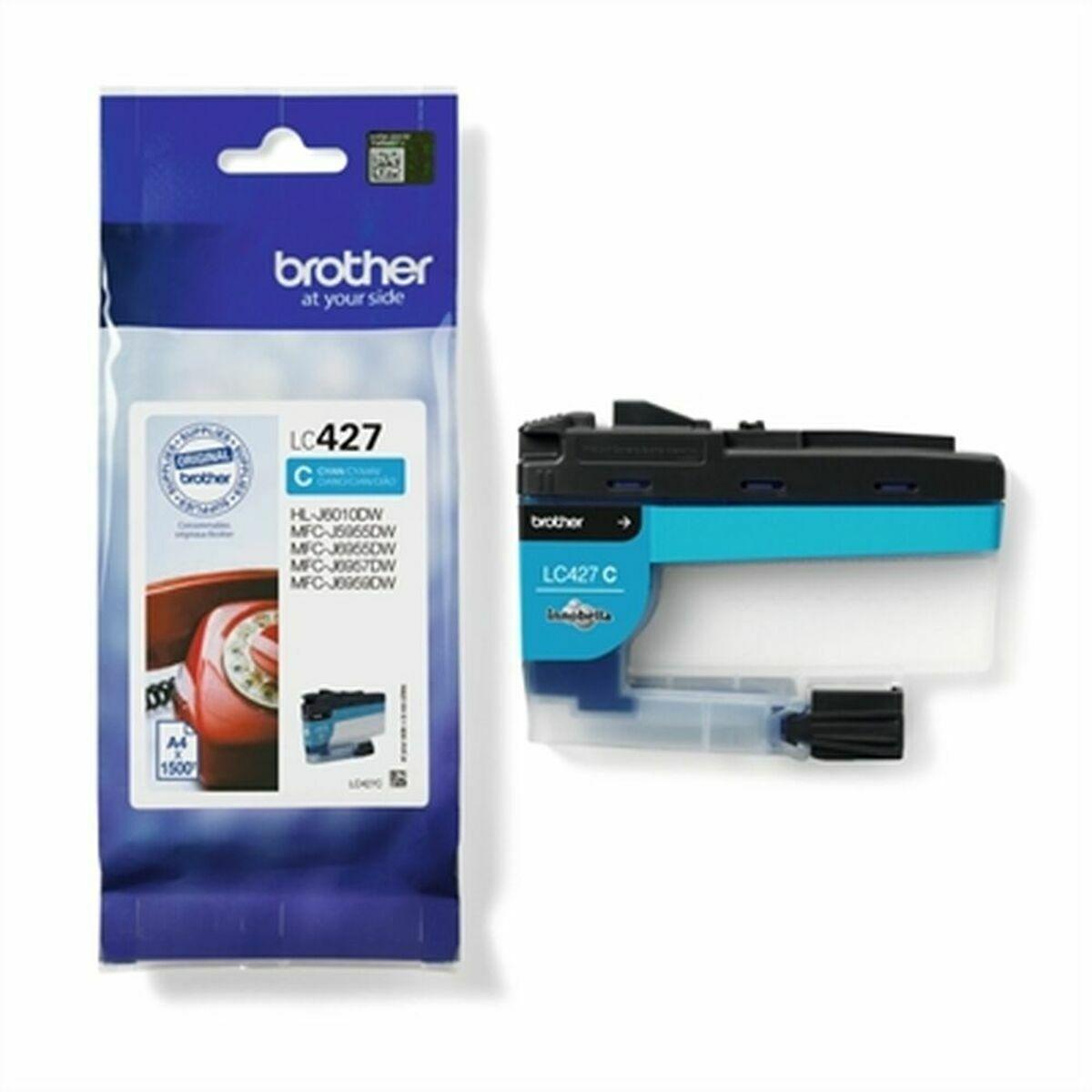 Original blækpatron Brother LC-427C Cyan