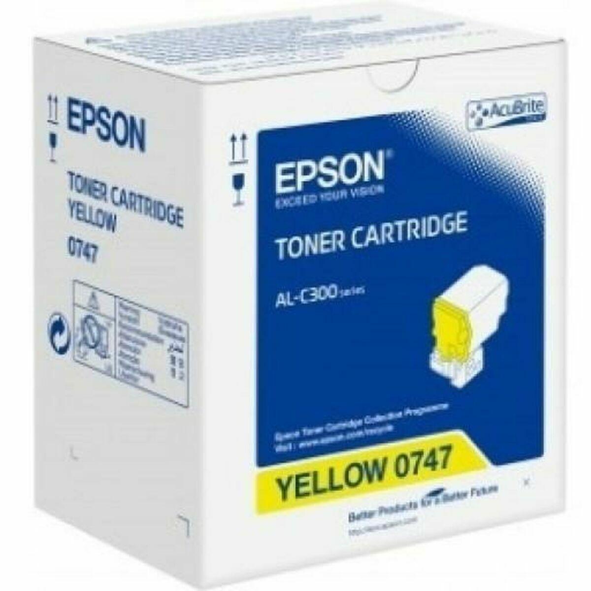 Tonerpatron gul - Epson C13S050747 til AL-C300-serien billede