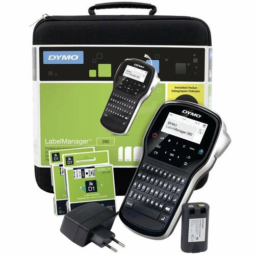 Bærbar elektrisk labelmaker Dymo LabelManager™ 280 QWERTY Kitcase (1 enheder)