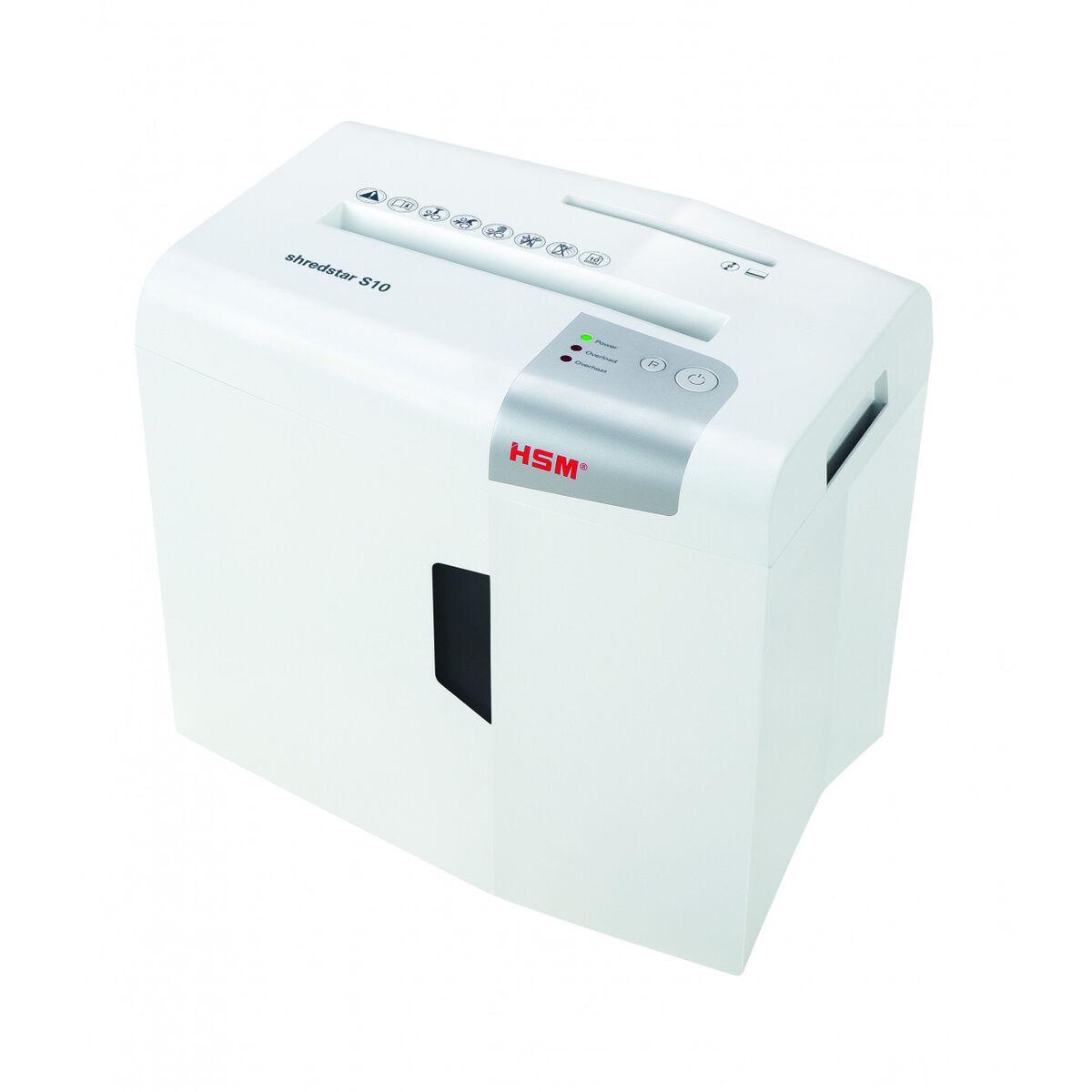 Makulator HSM Shredstar S10 - 10 ark, strimmel, 18 l
