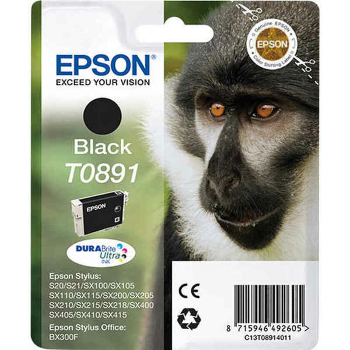 Epson C13T08914011 blækpatron - sort (original) billede
