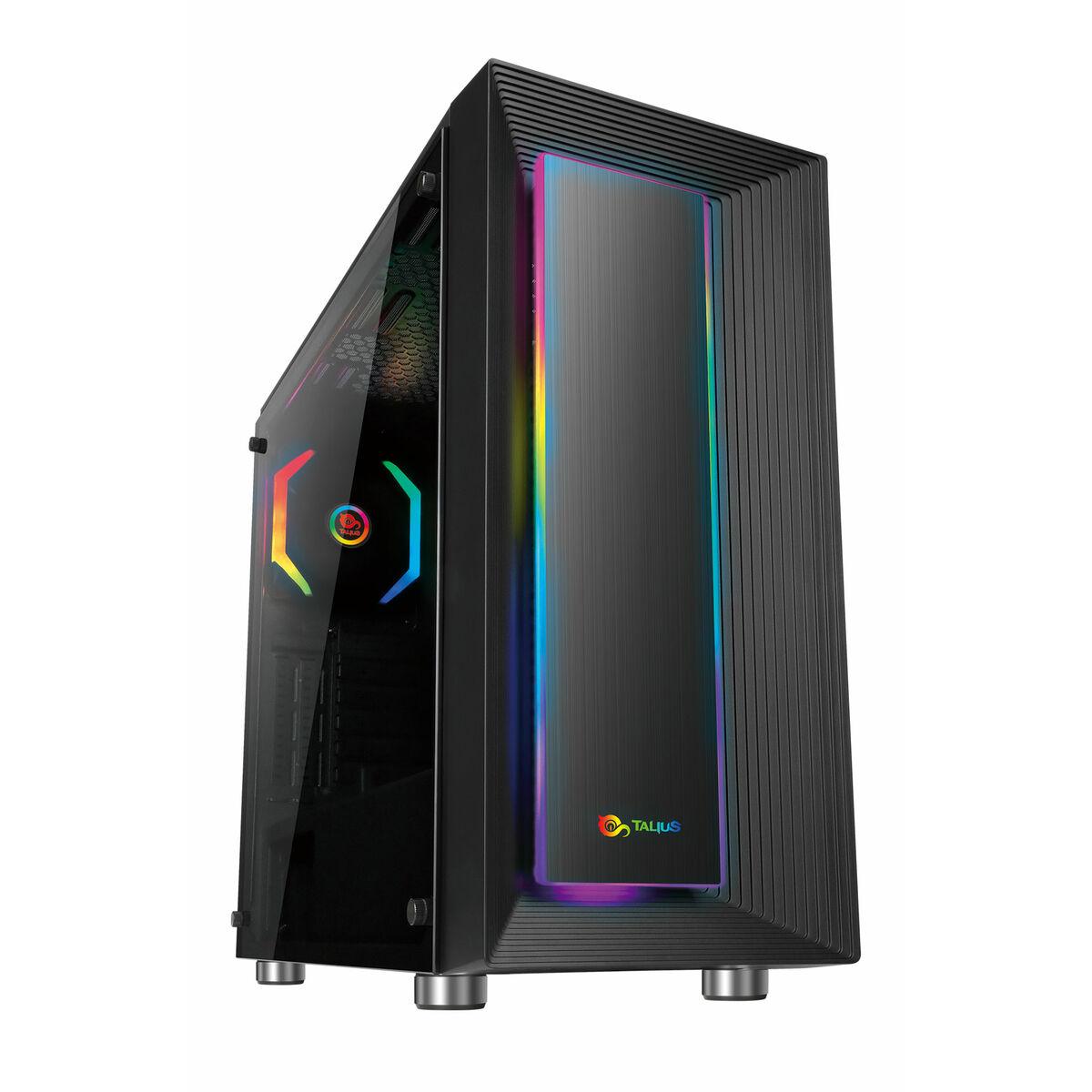 Talius AURIGA ATX semi-tårn - sort gaming kabinet med RGB
