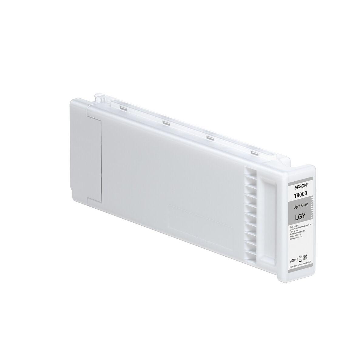 Epson C13T800900 blækpatron - lys grå, 700 ml (original)