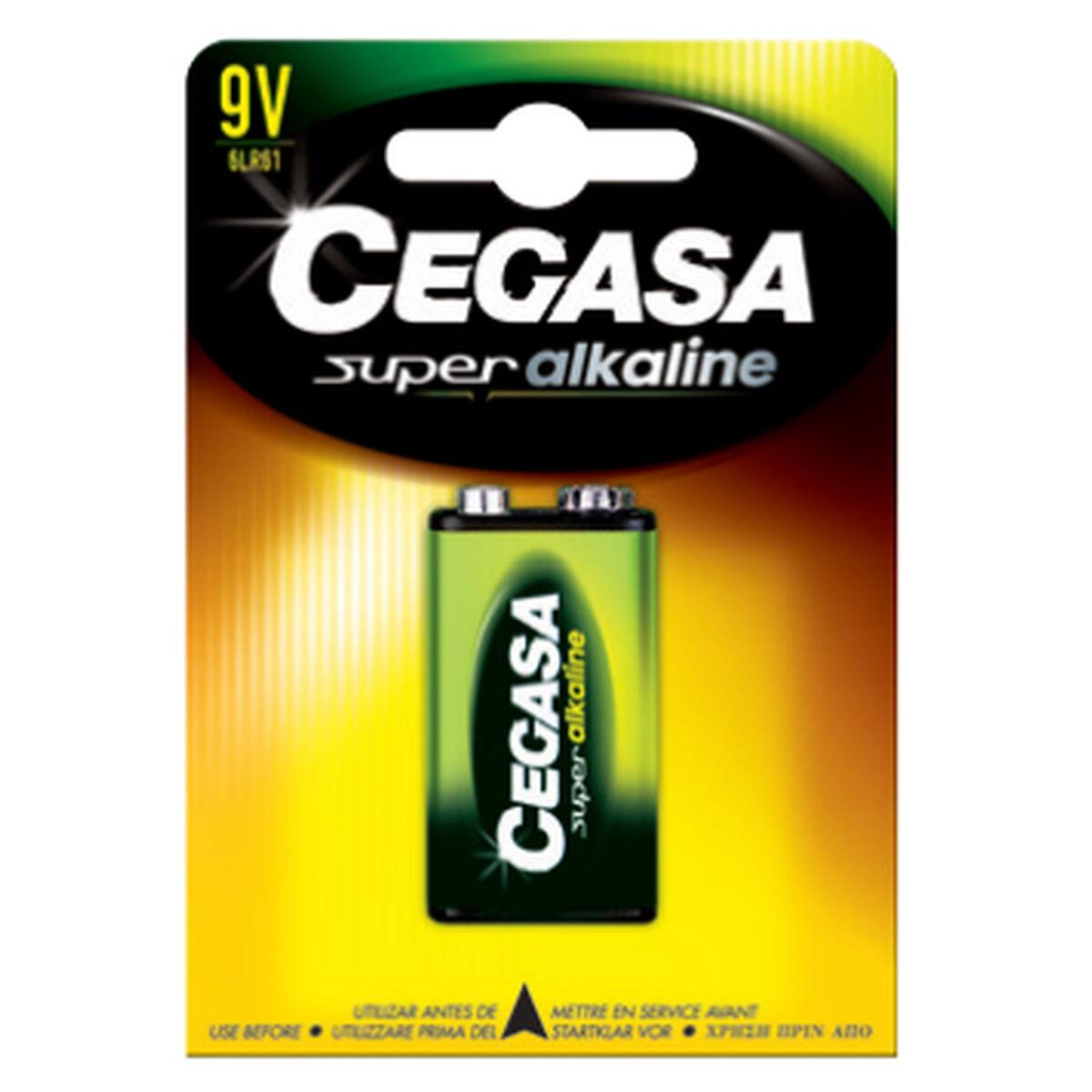 Cegasa Alkaline batteri 9V (6LR61) - 1 stk.
