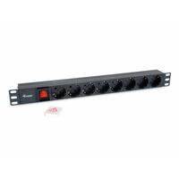 Schuko 19 "8 Way multistikdåse Equip 333283