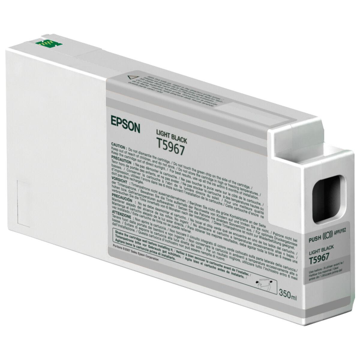 Epson C13T596700 blækpatron - Light Black, 350 ml (original)