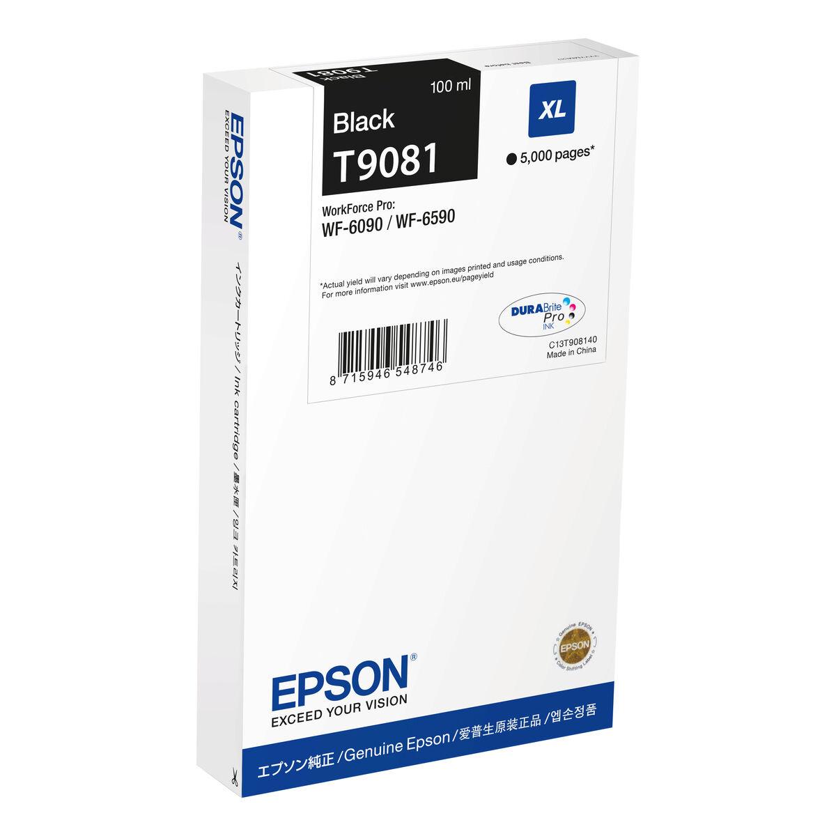 Epson T9081 original blækpatron - Sort (XL) billede