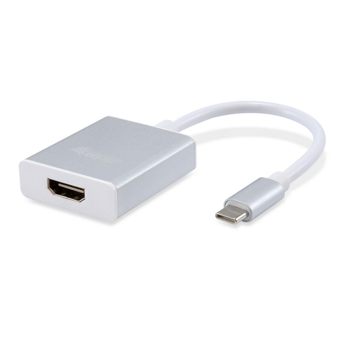 Equip USB-C til HDMI-adapter - Hvid, 4K Ultra HD