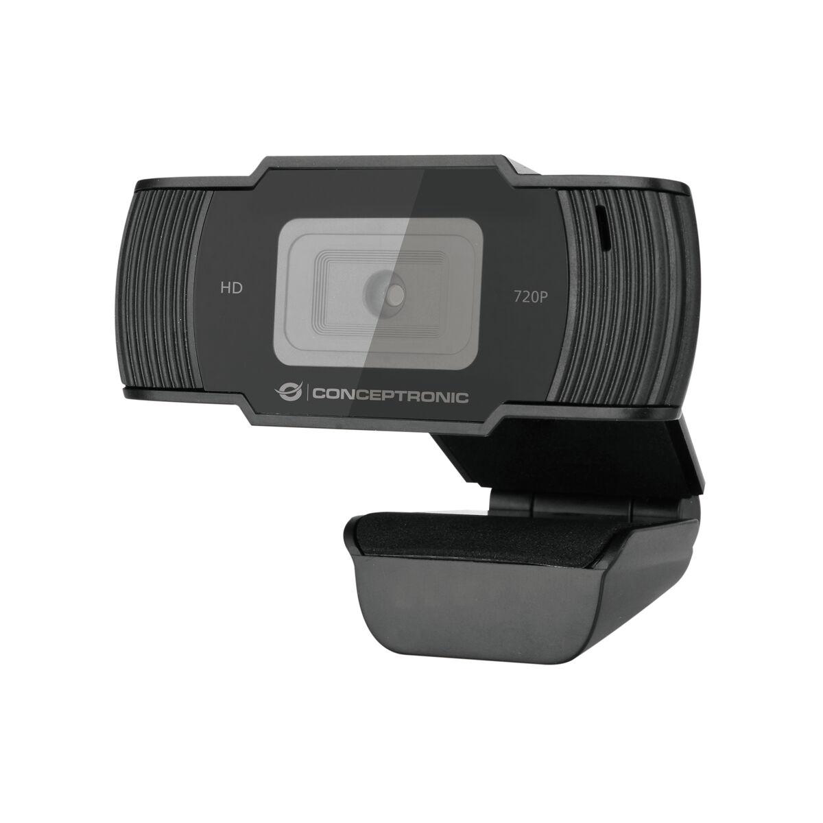 Conceptronic AMDIS05B HD webcam med mikrofon (sort)