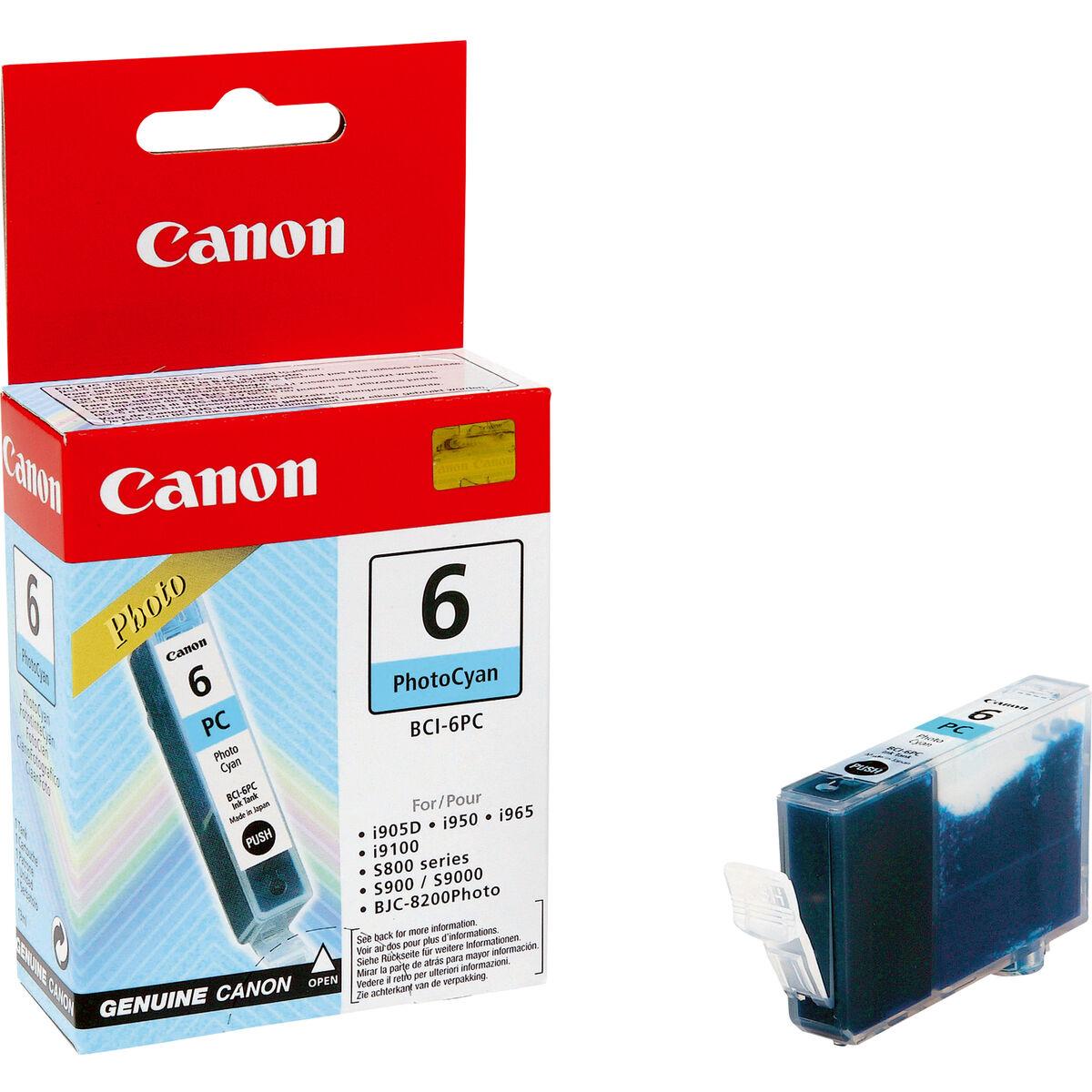 Canon BCI-6PC original blækpatron - Photo Cyan (lys cyan) billede