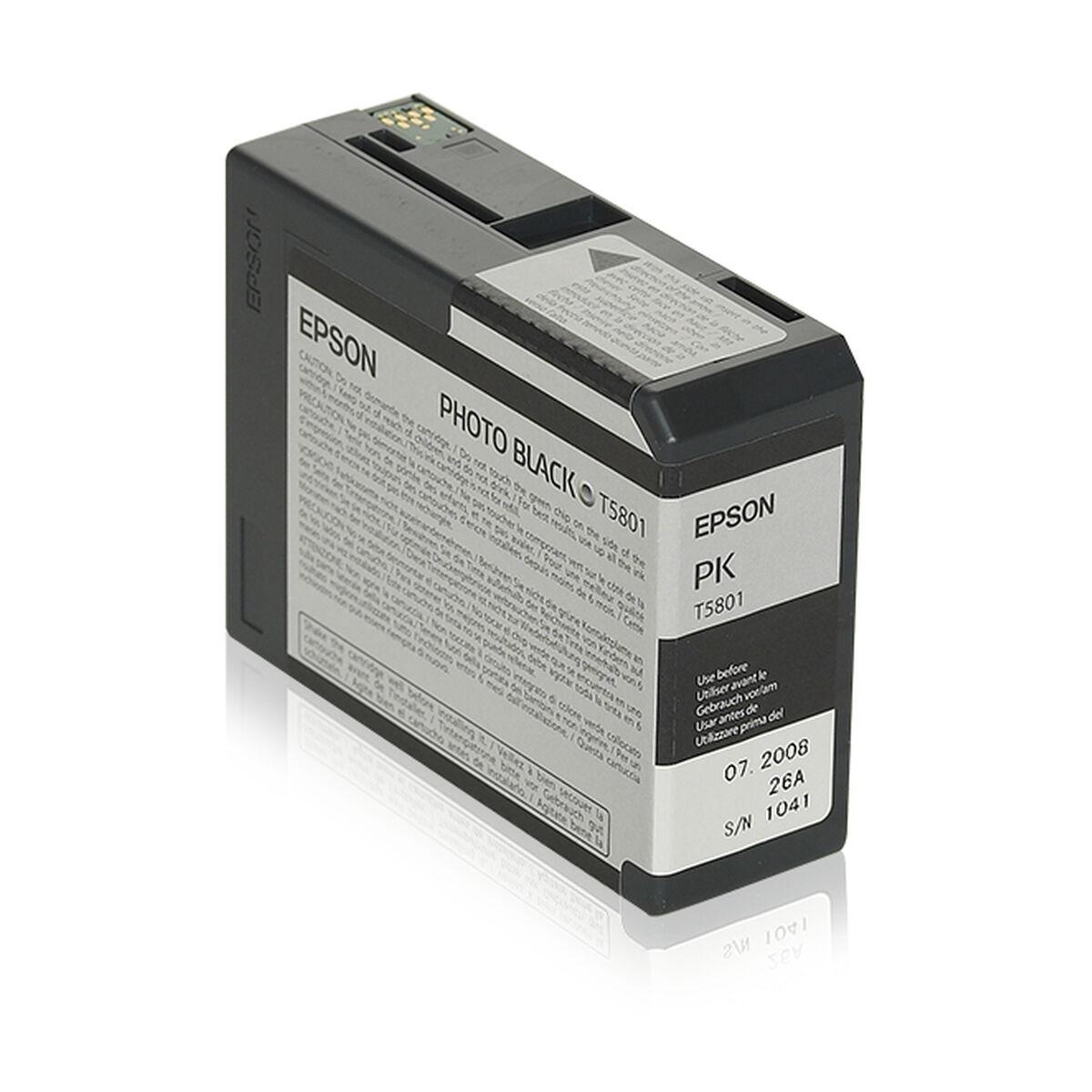 Epson C13T580100 blækpatron - Photo Black, 80 ml