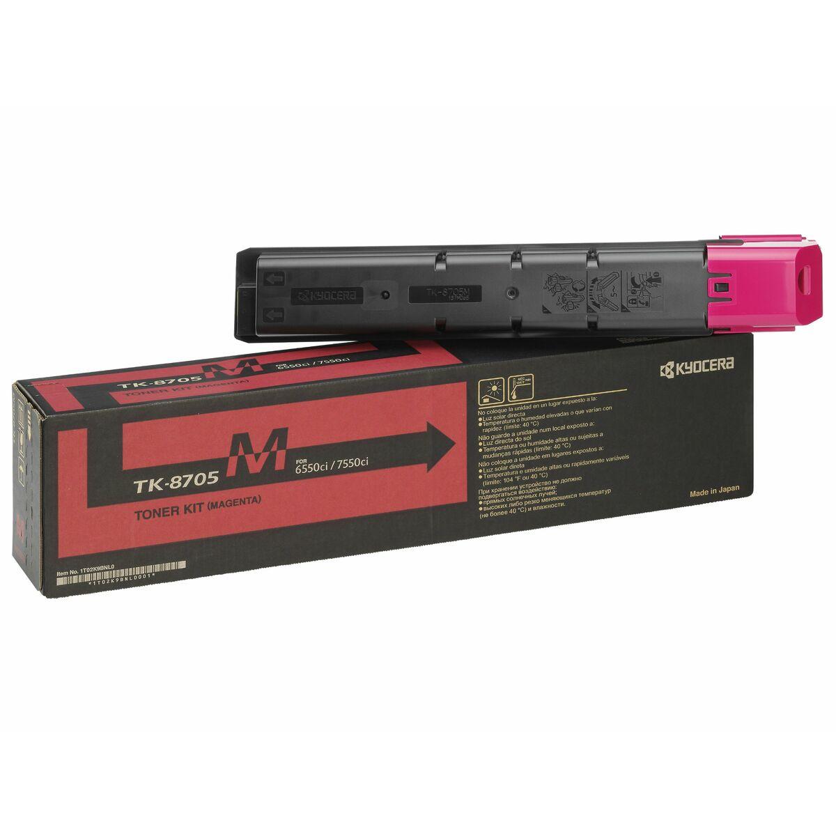 Kyocera Tonerkassette magenta 30.000 sider TK-8705M Modsvarer: N/A