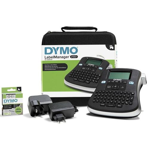 Bærbar elektrisk labelmaker Dymo LabelManager™ 210D+ QWERTY Kitcase (1 enheder)