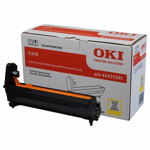 Printertromle OKI 44315105 Gul Sort