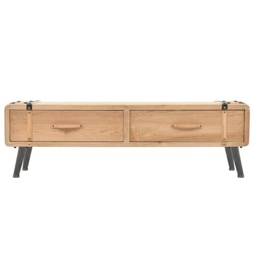 Tv-bord 120x33x35 cm massivt grantræ