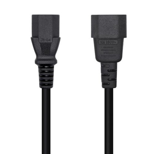 Strømkabel Aisens A132-0466 Sort 3 m