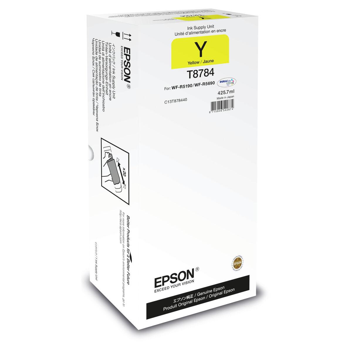 Epson T87844 Gul 50000 sider Blækrefill C13T878440