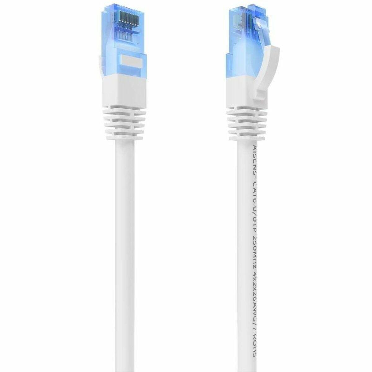 UTP kategori 6 stift netværkskabel Aisens AWG26 Hvid Multifarvet 20 m