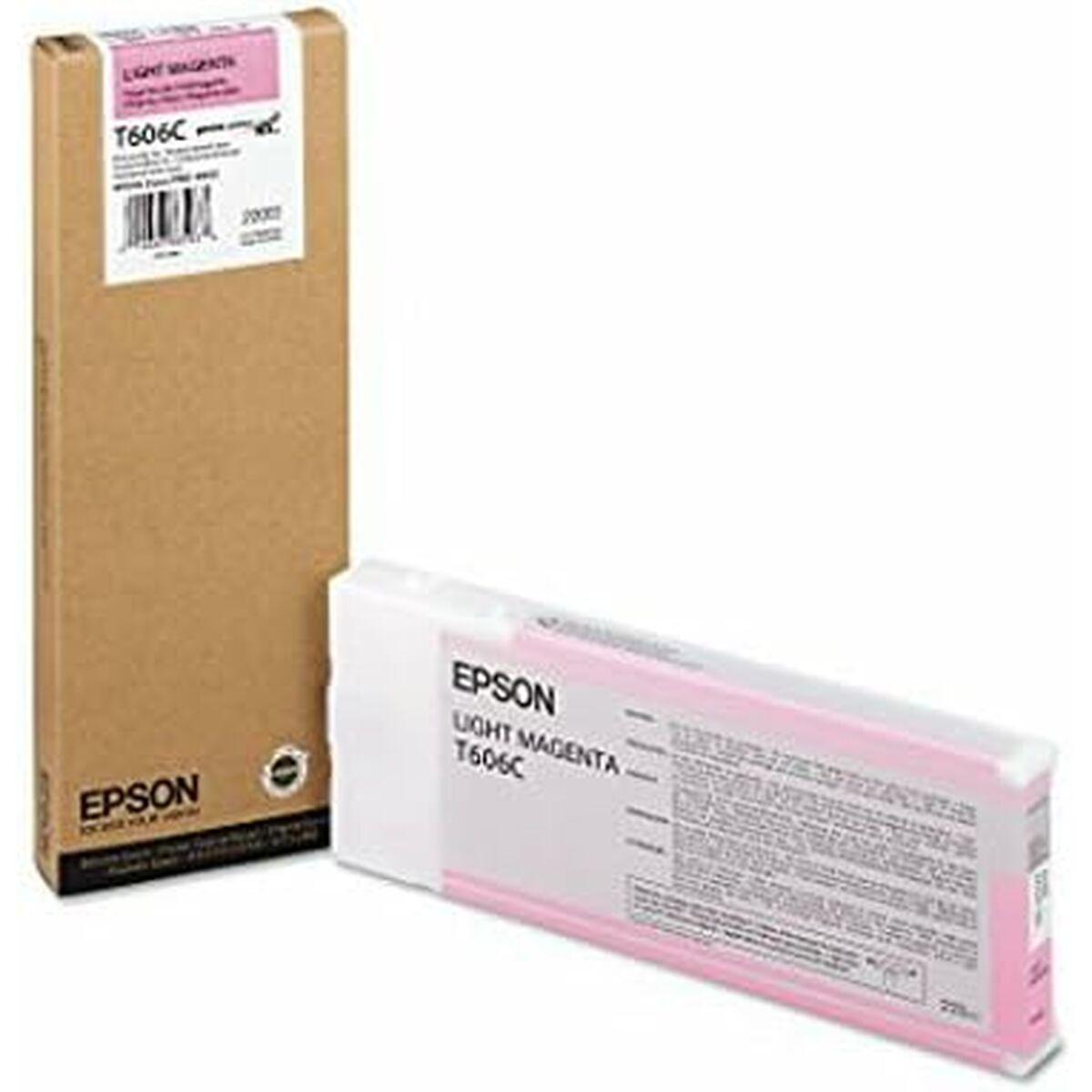 Epson blækpatron T606C Light Magenta 220 ml - til Stylus Pro 4800
