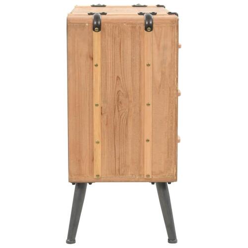 Kommode 91x35x73 cm massivt grantræ