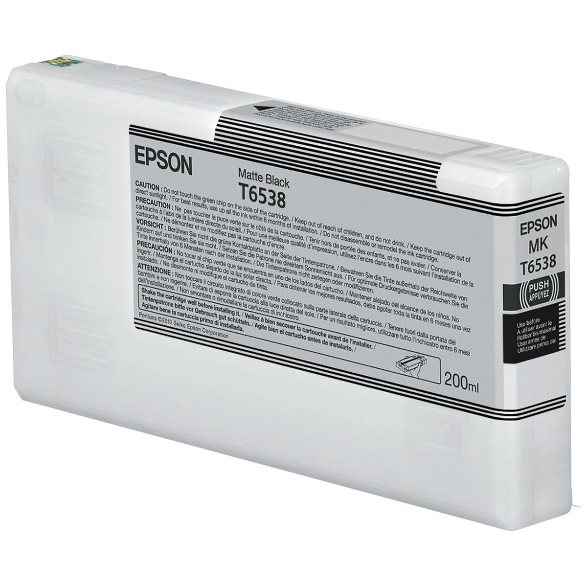 Epson Stylus Pro 4900 blækpatron - Mat sort, 200 ml (original) billede