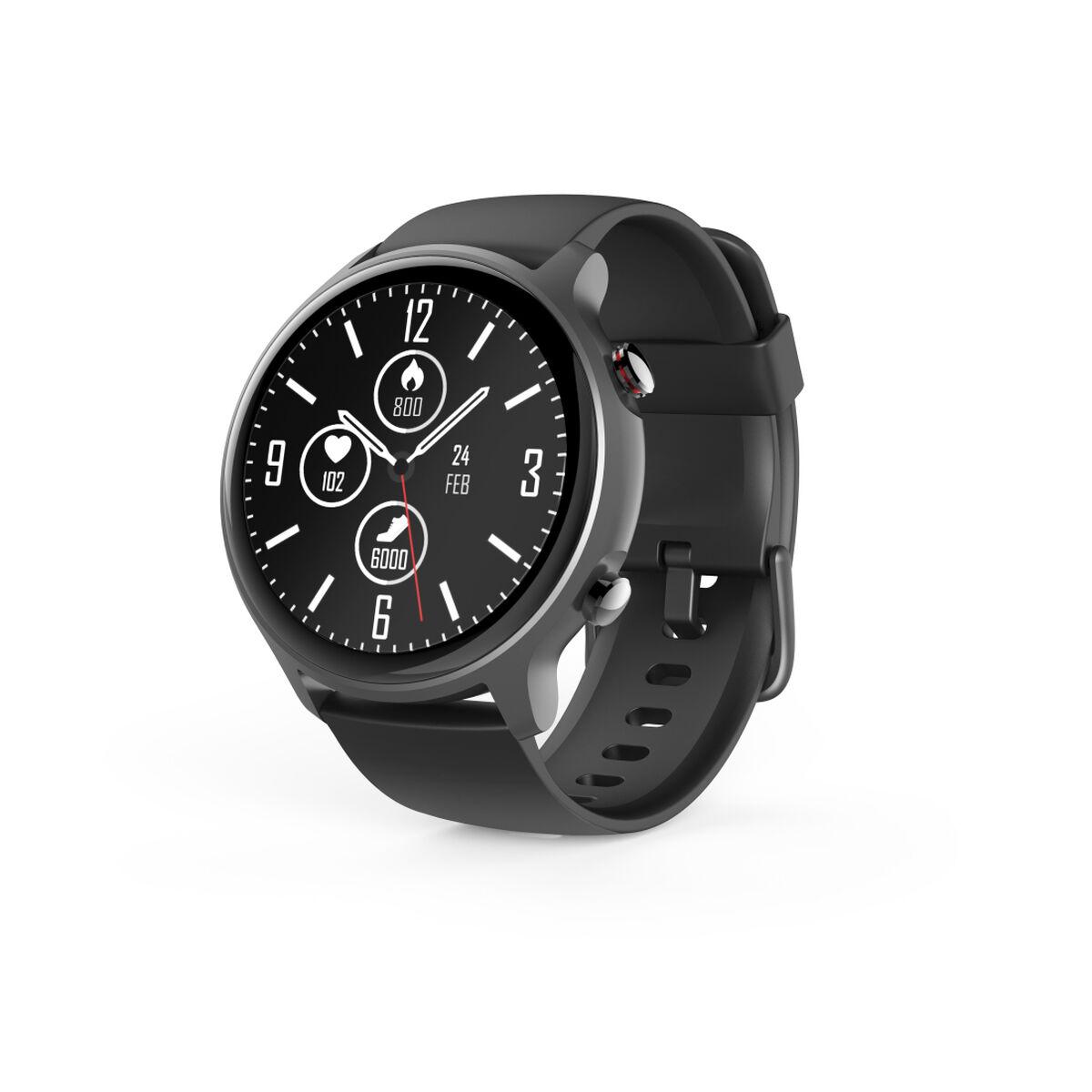 Smartwatch Hama 00178610 Sort Grå 1,28" Ø 46 mm