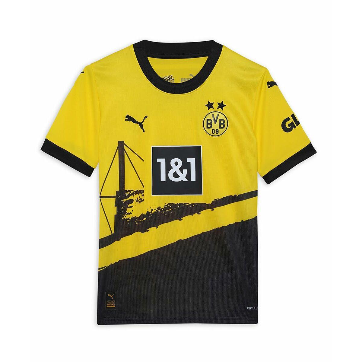 Puma BVB Home Jersey Replica Jr - kortærmet fodboldtrøje til børn (116 cm)