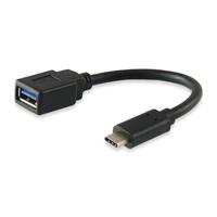 USB-C til USB-adapter Equip 133455 Sort 15 cm