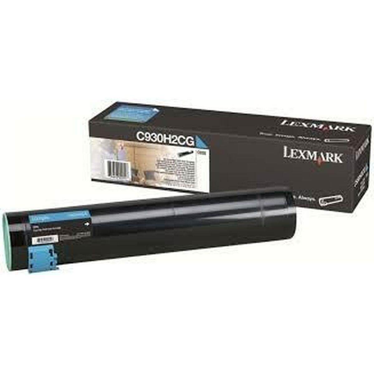 Lexmark C930H2CG toner - cyan/sort, original billede