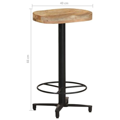 Barstole 2 stk. 66 cm massivt mangotræ