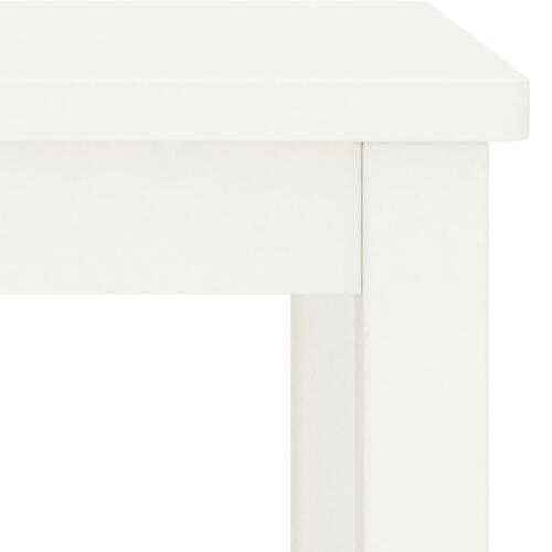 Sengeborde 2 stk. 35x30x47 cm massivt fyrretræ hvid