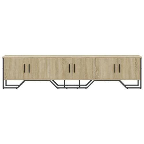 Tv-bord 180x34x41 cm konstrueret træ sonoma-eg