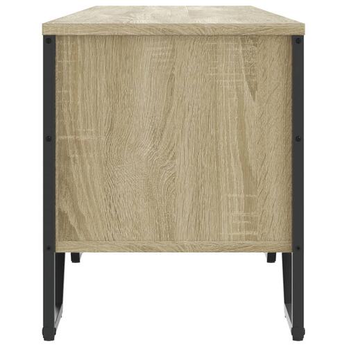 Tv-bord 180x34x41 cm konstrueret træ sonoma-eg