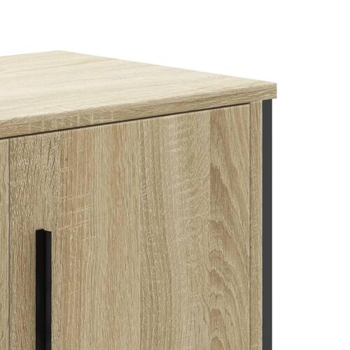 Tv-bord 180x34x41 cm konstrueret træ sonoma-eg