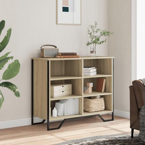 Skænk 91x35,5x74,5 cm konstrueret træ sonoma-eg