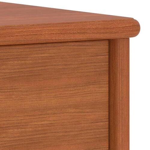 Sengeborde 2 stk. 35x30x40 cm massivt fyrretræ honningbrun