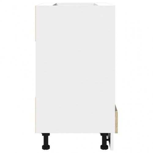 Ovnskab 60 × 46 × 81,5 cm i konstrueret træ - sonoma-eg