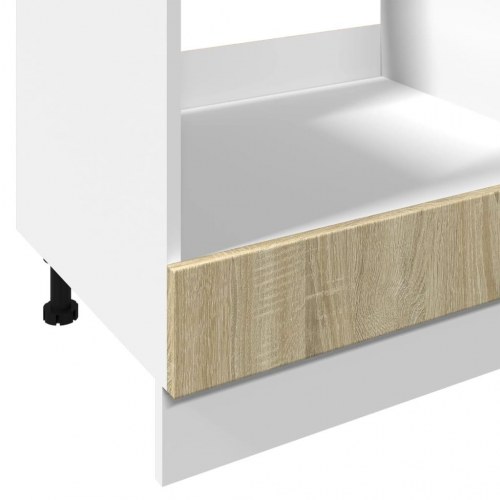 Ovnskab 60 × 46 × 81,5 cm i konstrueret træ - sonoma-eg